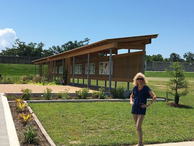Founder Sandy Rosenthal at the Levee Exhibit Hall