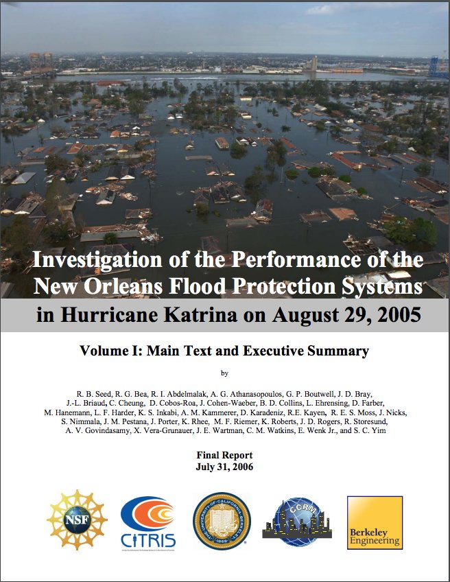 Cover of Independent Levee Investigation Team (ILIT)